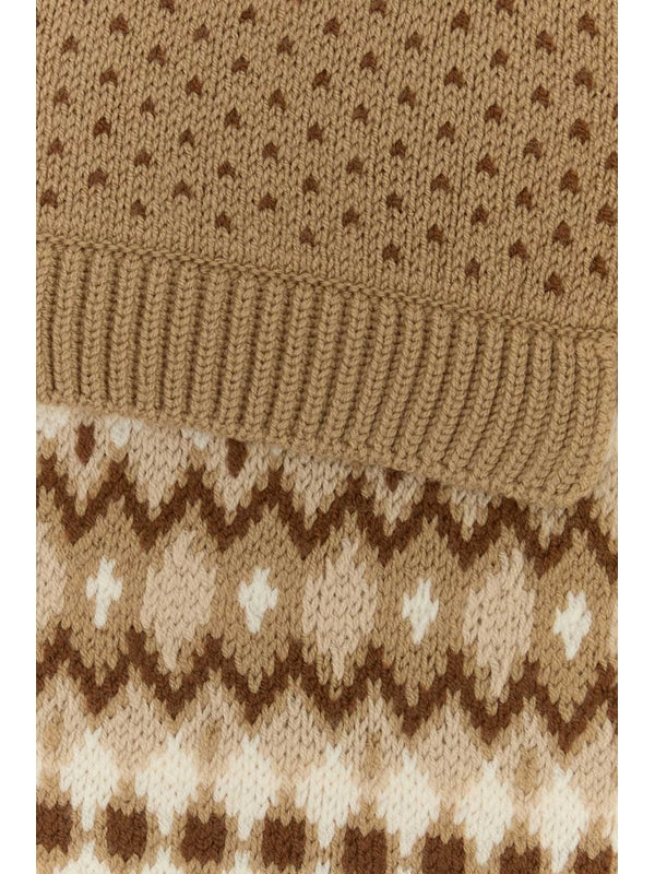 Fendi Beige Wool Mufflers