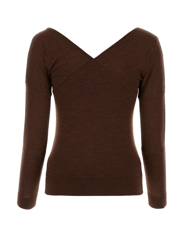 V-neck Wool Knit