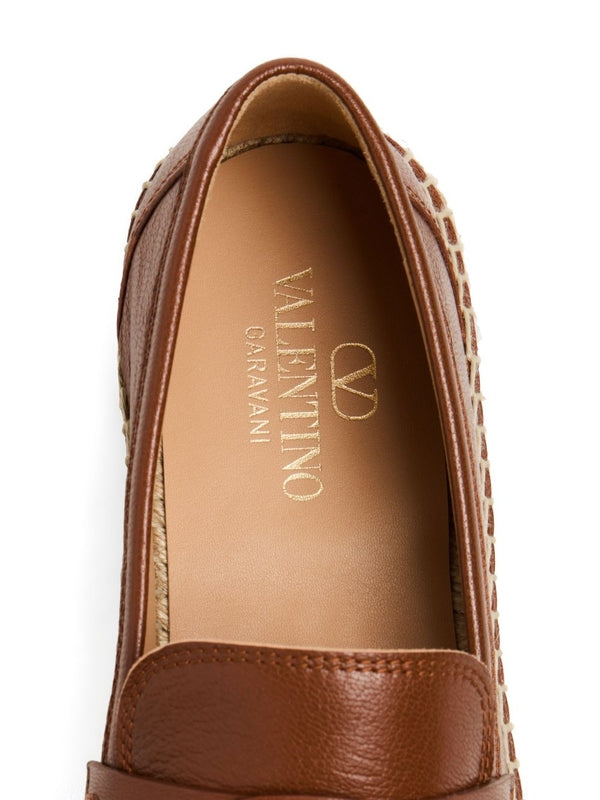 Valentino Brown Espadrilles