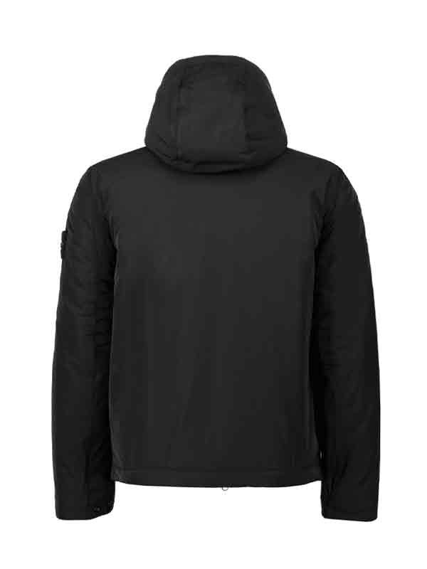 Waffen patch technical hooded jacket