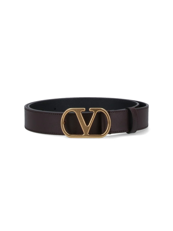 Valentino Brown Leather Belts