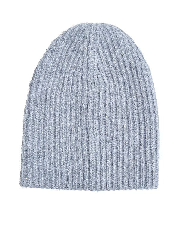 Sequin Detail Wool Blend
  Beanie