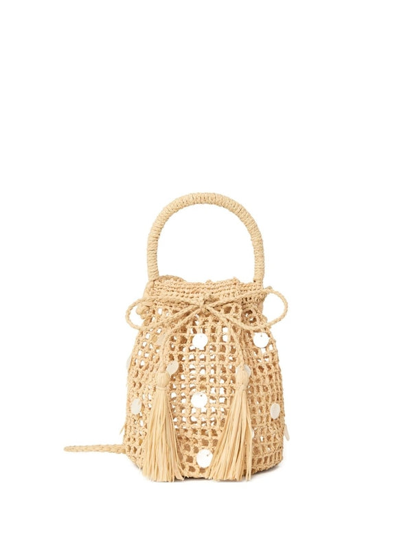 Alanui Beige Bucket Bag