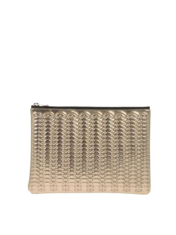 Embossed Detail Clutch Bag