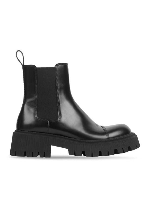 Tractor Calfskin Chelsea Boot