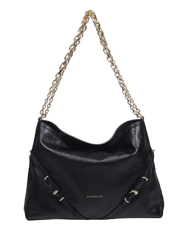 Voyou Logo Chain Shoulder Bag