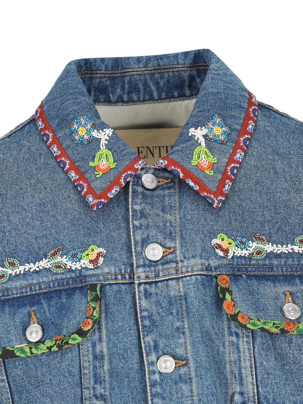 Valentino Blue Trucker