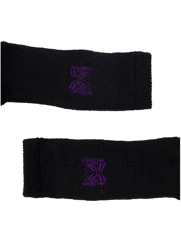 Pile Butterfly Embroidered Wool Socks