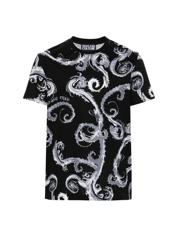 Barocco Printing Cotton T-Shirt