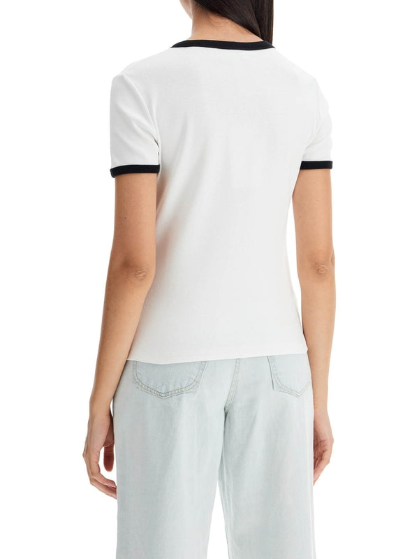 KENZO - Bokeh Flower Cotton Short Sleeve T-Shirt - Jente