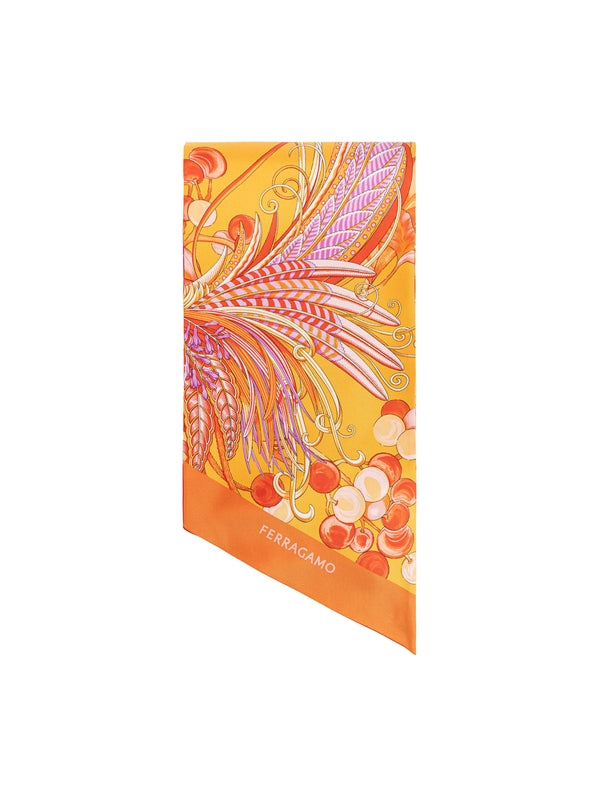 Graphic
  Printing Silk Scarf