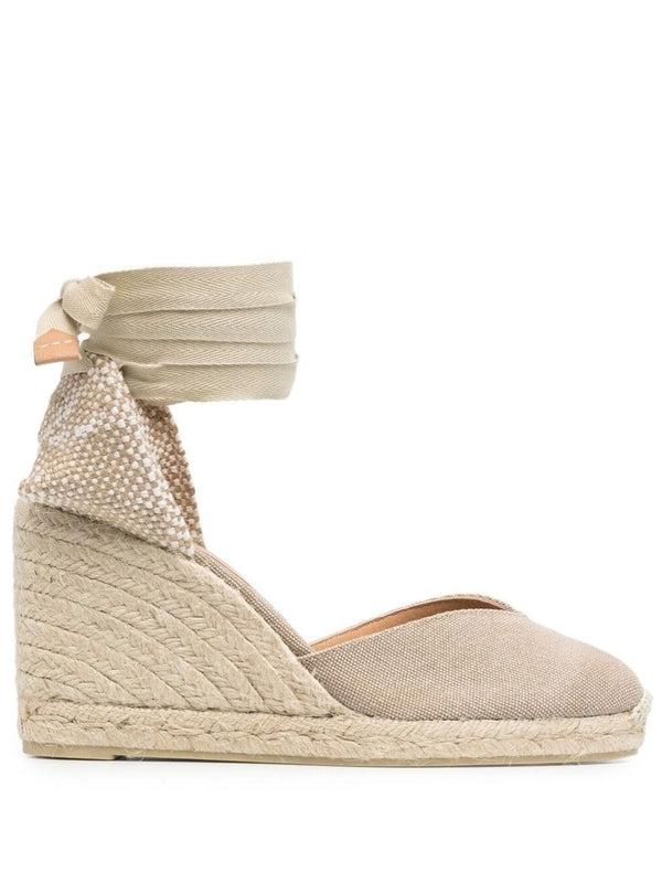 Castaner Beige Wedge Sandals