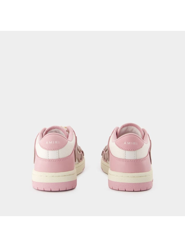 スケルレザーロートップスニーカー