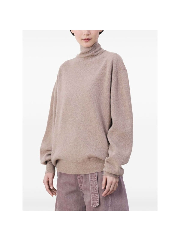 ソフトハイネックラムウールニット