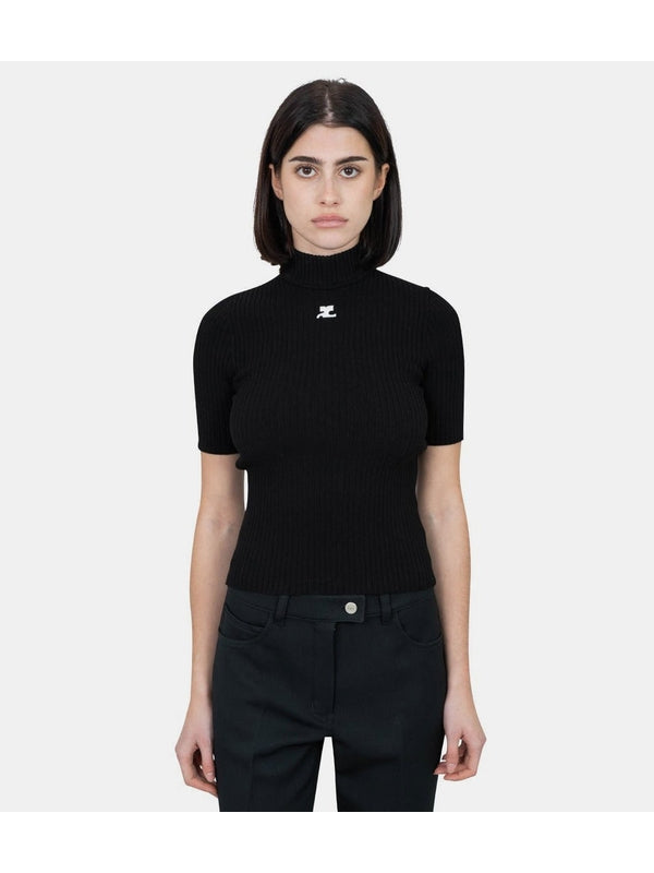 Courrèges Black Half Sleeve