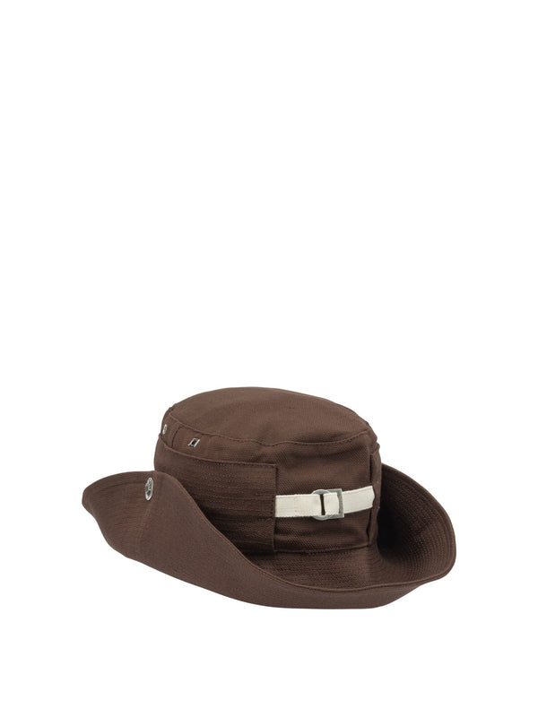 Jacquemus Brown Bucket Hats