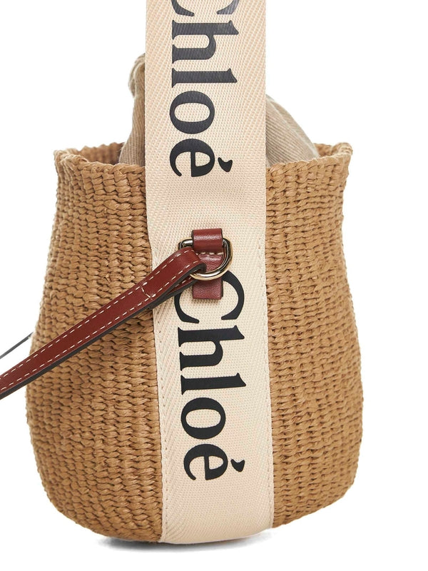 Woody Logo Small Bucket Bag