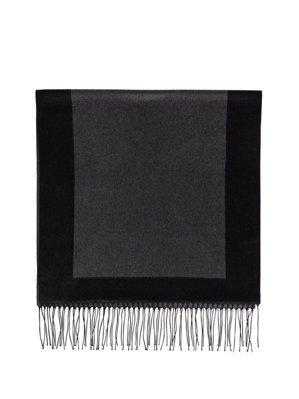 Cassandre Logo Fringe Silk
  Scarf