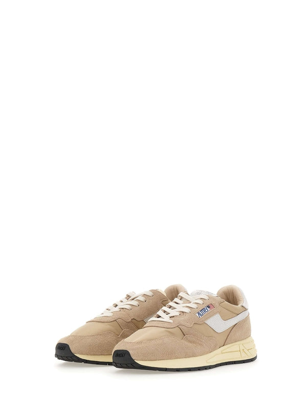 Autry Beige Low Top Sneakers