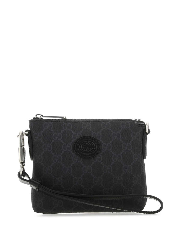 Interlocking G Canvas Clutch Bag