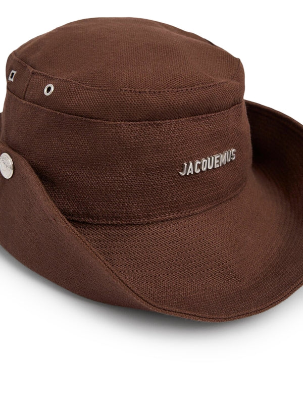 Le Bob Denim Logo Bucket Hat