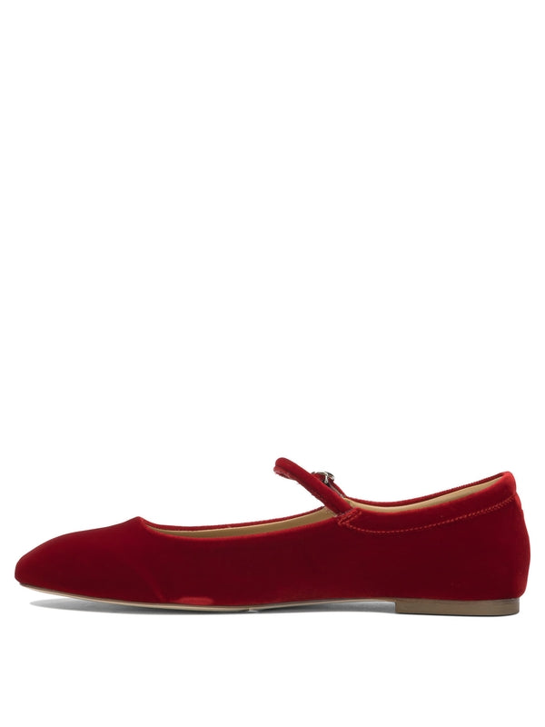 Aeyde Red Flat Shoes