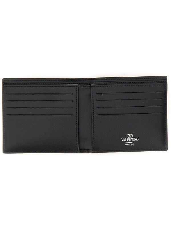 Vltm Leather Bifold Wallet