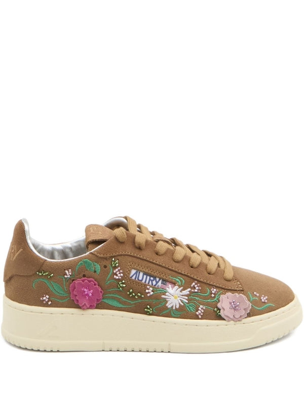 Autry Brown Low Top Sneakers