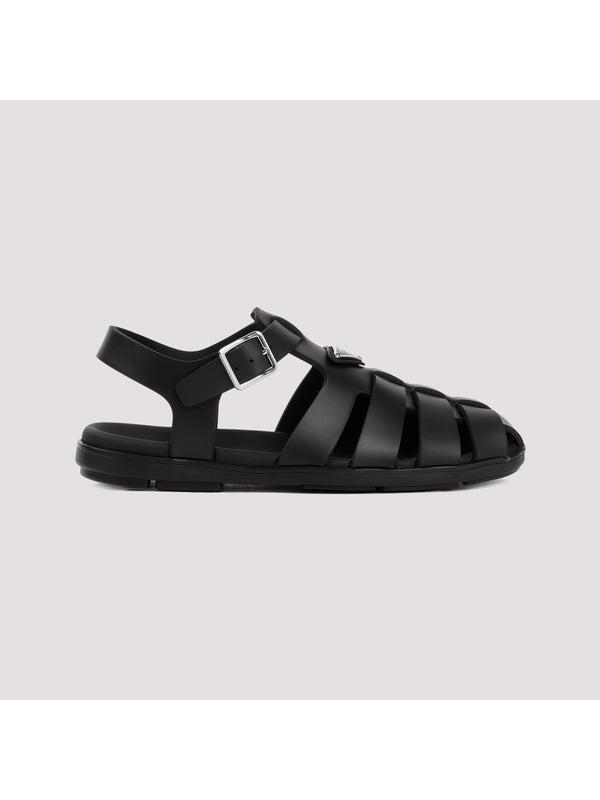 Triangle Logo Rubber Fisherman Sandals