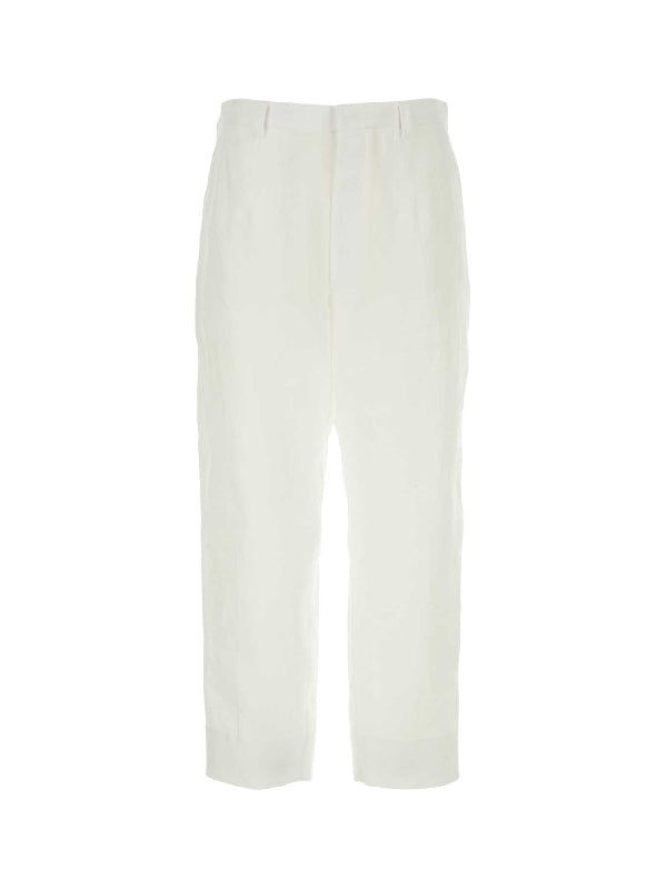 Waistband Linen Pants