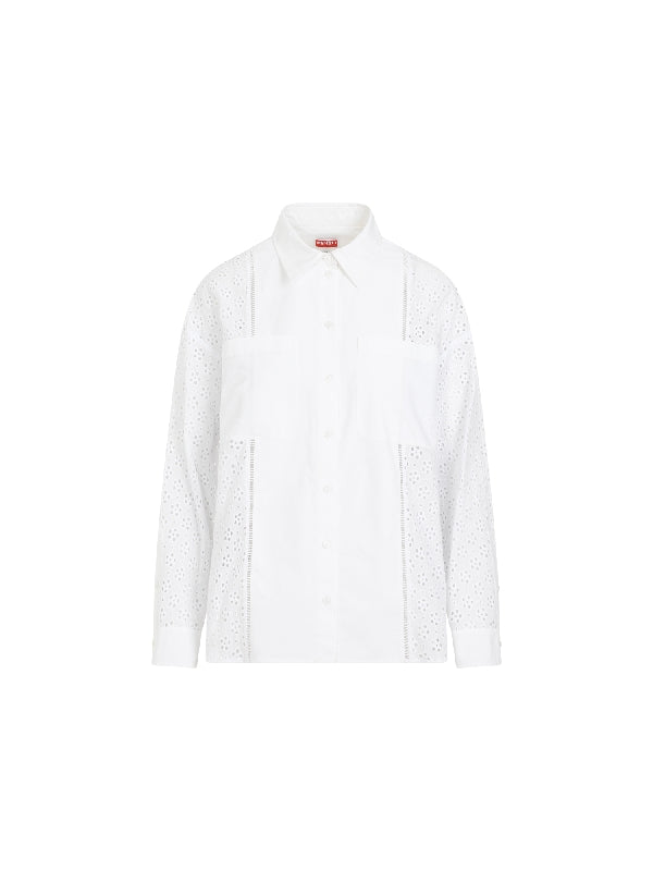 Embroidery Anglaise Double Pocket Shirt