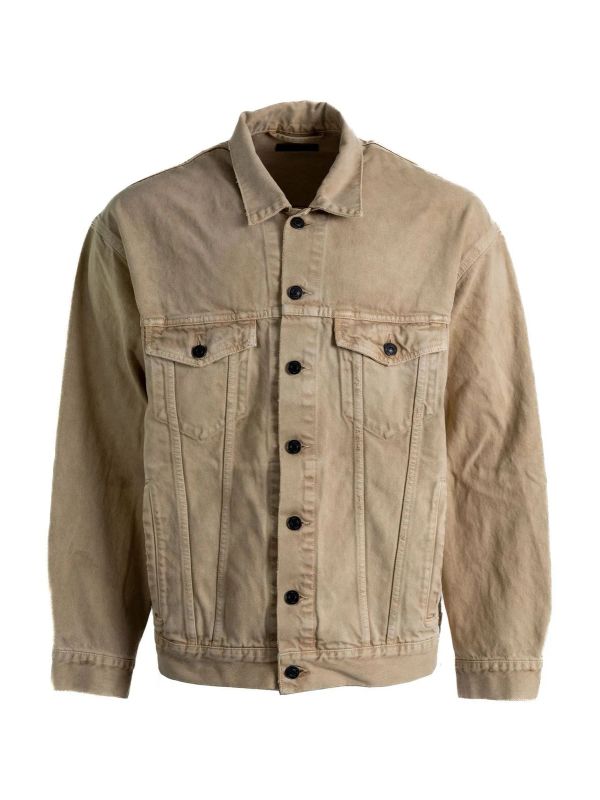 Balenciaga Beige Trucker Jacket