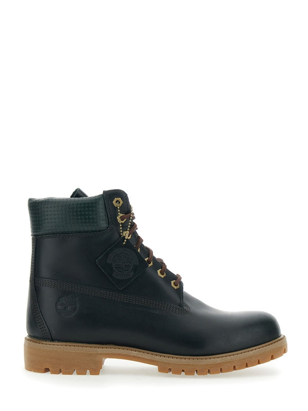 Timberland Green Lace-Up Boots