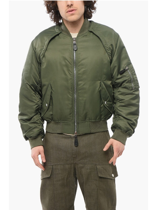 Alexander Mcqueen Khaki Bomber