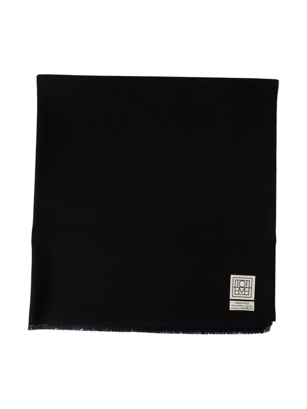 Toteme Black Wool Mufflers