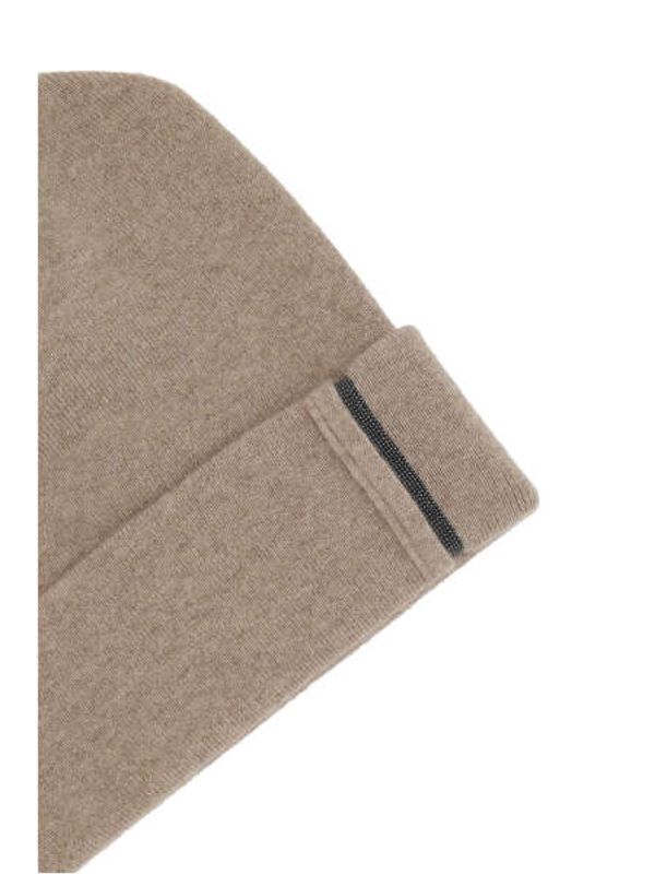 Monili Detail Cashmere Beanie