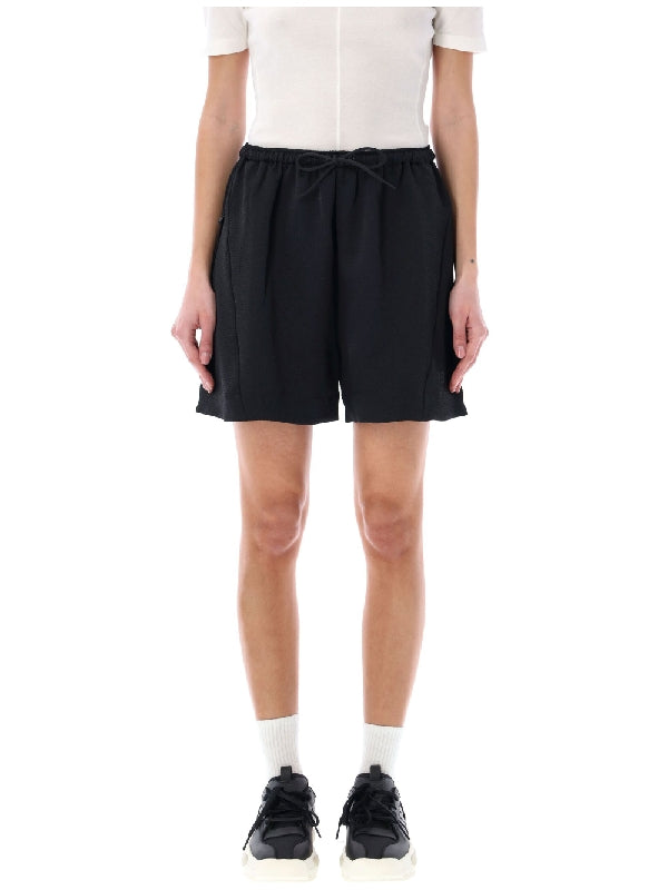 Y-3 - Logo Detail Drawstring Shorts - Jente
