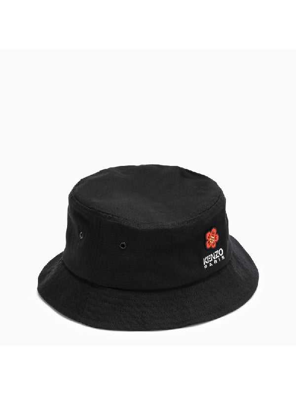 Embroidered Logo Cotton Bucket Hat