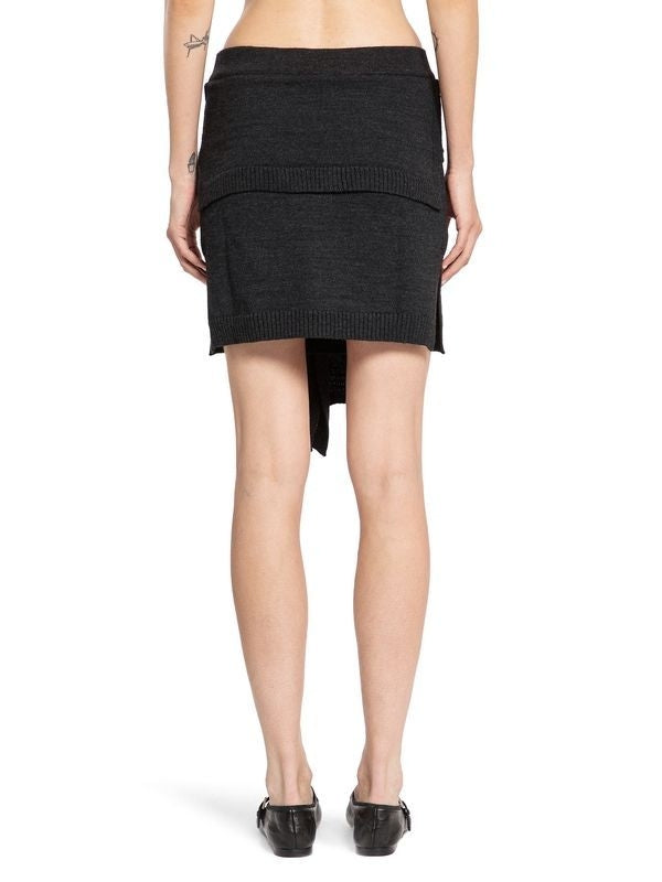 Trompe L'oeil Knit Skirt