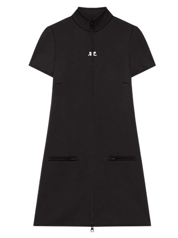 Courrèges Black Mini Dress