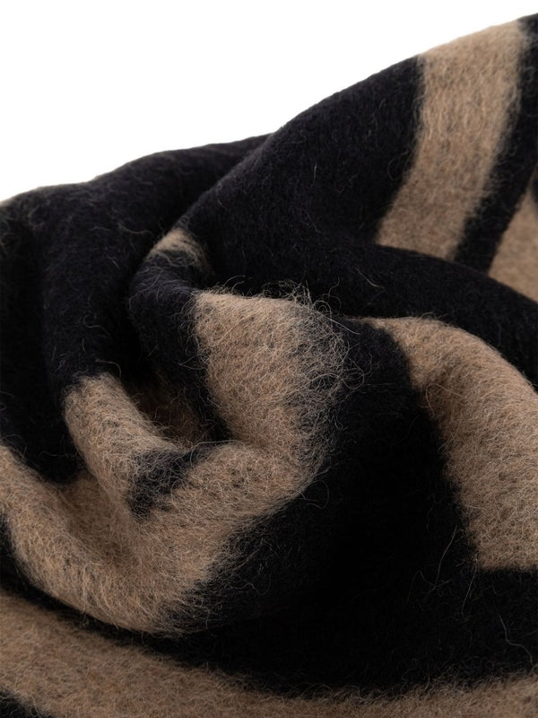 Alexander Mcqueen Black Muffler