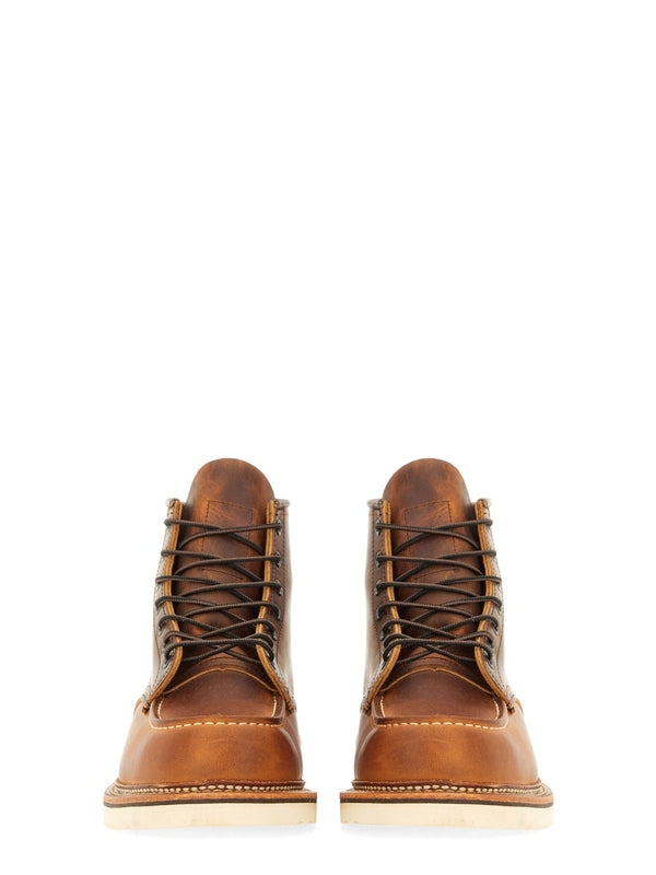 Red Wing Brown Lace-Up Boots