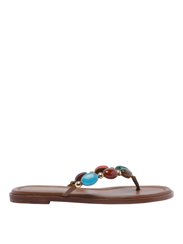 Gianvito Rossi Sandals Brown Flip Flops