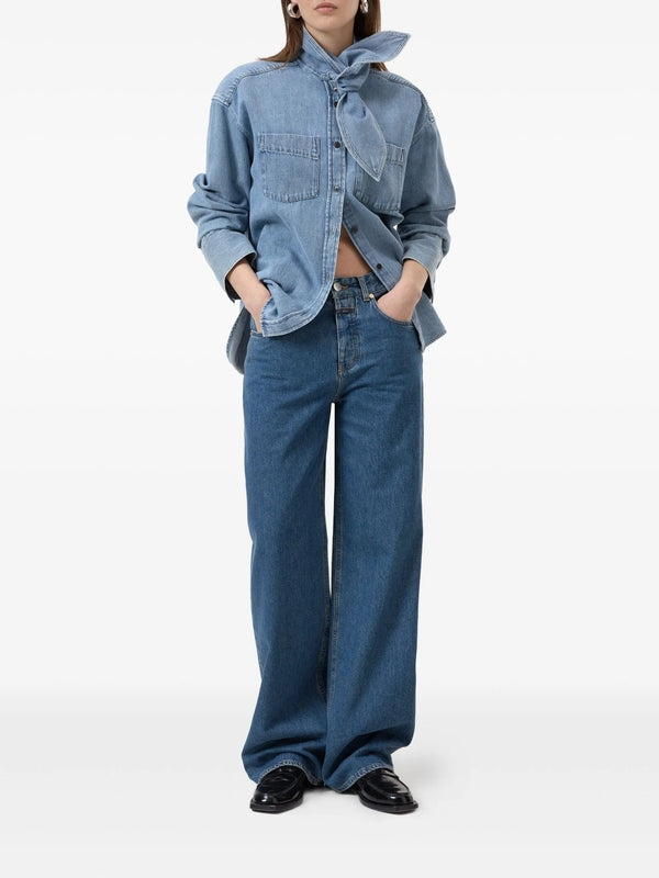 Closed Blue Shirts & Blouses