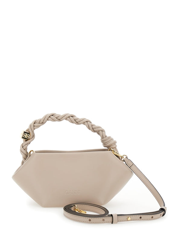 Bou Logo Braided Handle Mini Tote Bag