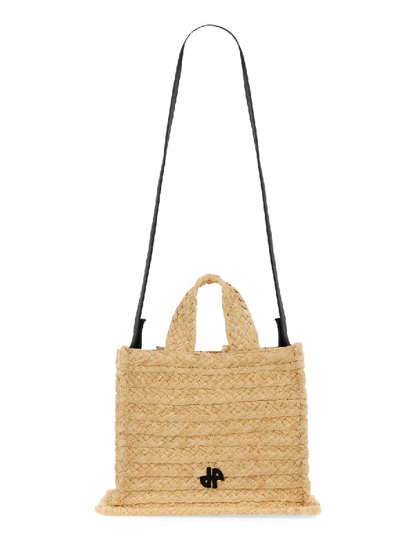 JP Raffia Small Tote Bag