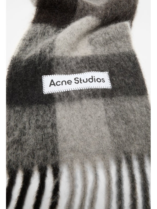 Acne Studios Check Mohair Muffler