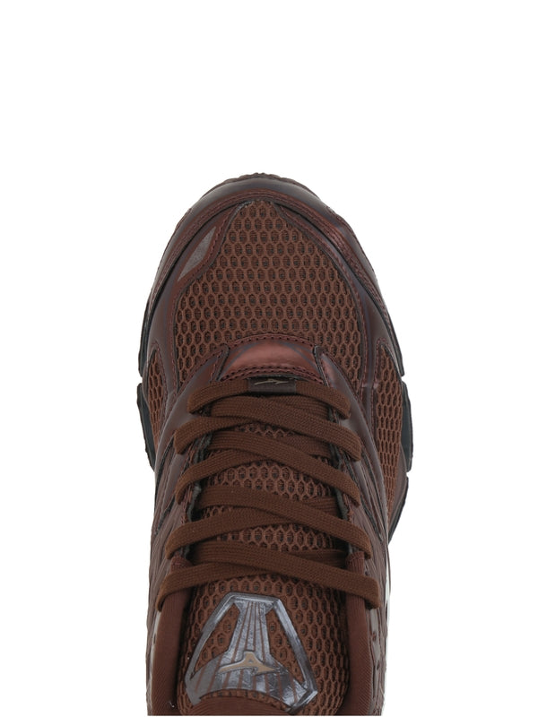 Mizuno Brown Low Top Sneakers