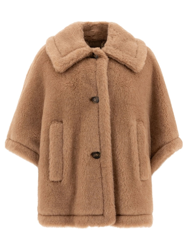 Tenebre Alpaca Blend Shearling Jacket