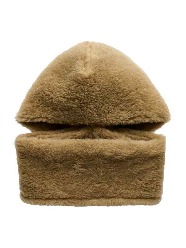 SNOOD curly wool barraclava